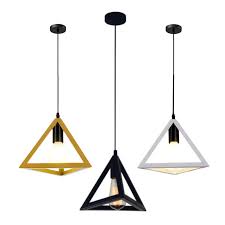 Triangle / Square Cube Shaped Hanging Light