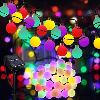 10 Cotton Ball LED String Fairy Lights Battery Operated