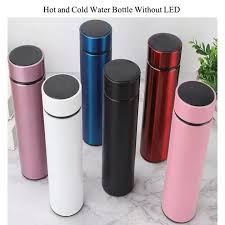 Stainless Steel 500ML Smart Thermos Water Bottle Led Digital Temperature Display.