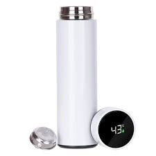 Stainless Steel 500ML Smart Thermos Water Bottle Led Digital Temperature Display.