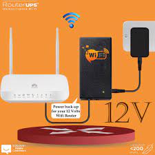 WiFi Router UPS Power Bank 12 Volts 1A 1.5A Tp Link Tenda PTCL Fiber 12v Router